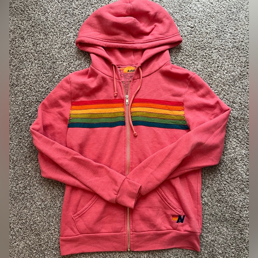 aviator nation zip up